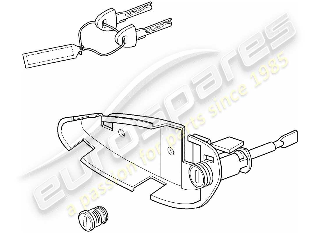 a part diagram from the porsche boxster parts catalogue