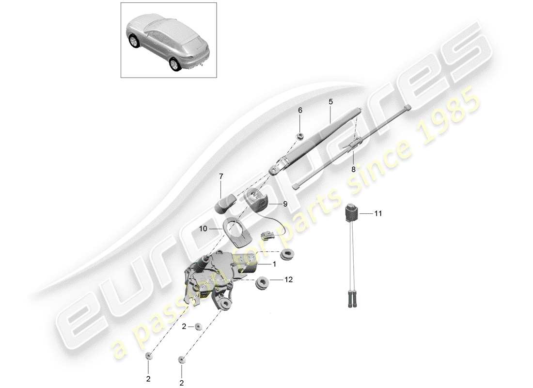 part diagram containing part number 95b927227b