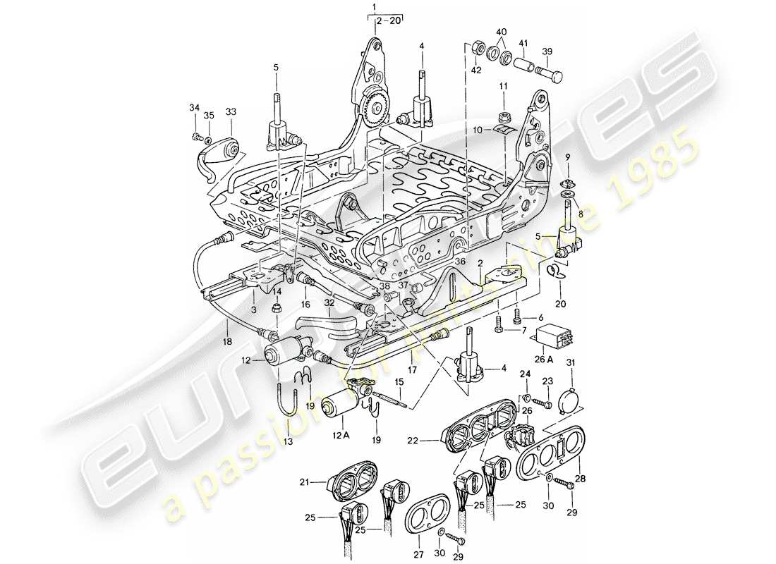 part diagram containing part number 95952107301