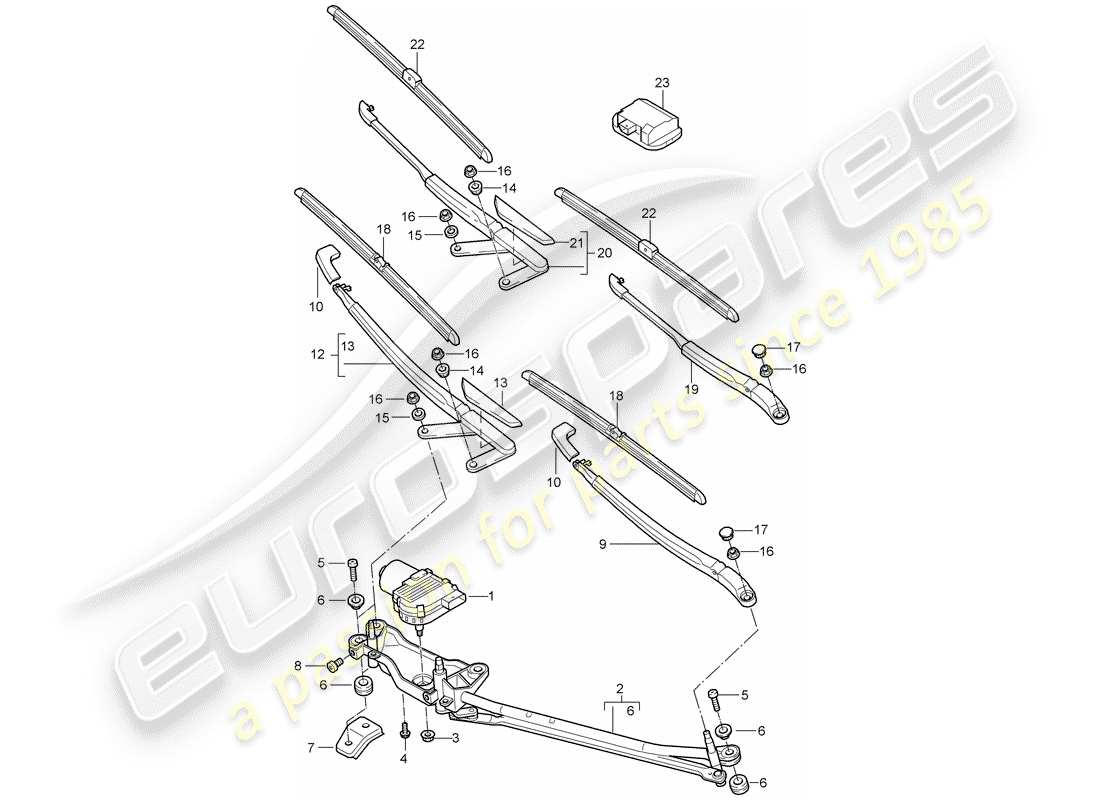 part diagram containing part number 95561851803