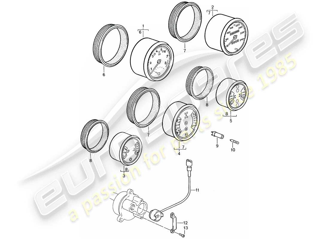 part diagram containing part number 95964150700