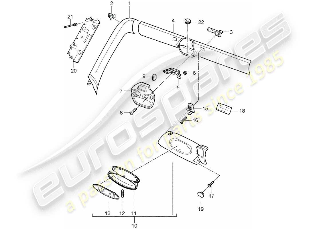 part diagram containing part number 99655561900