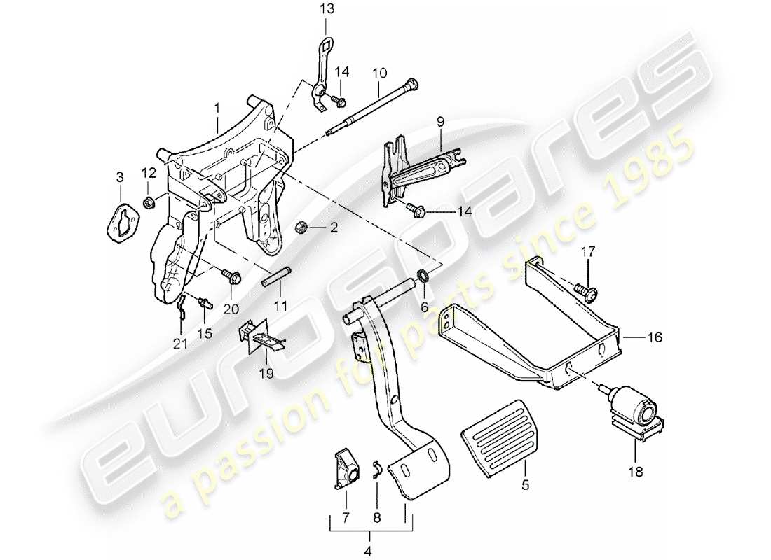 part diagram containing part number 95542336800