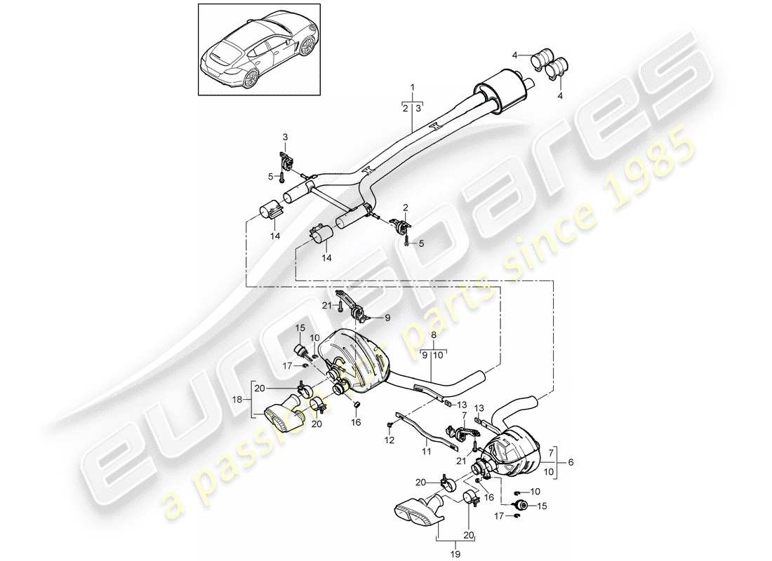 part diagram containing part number 97011191395