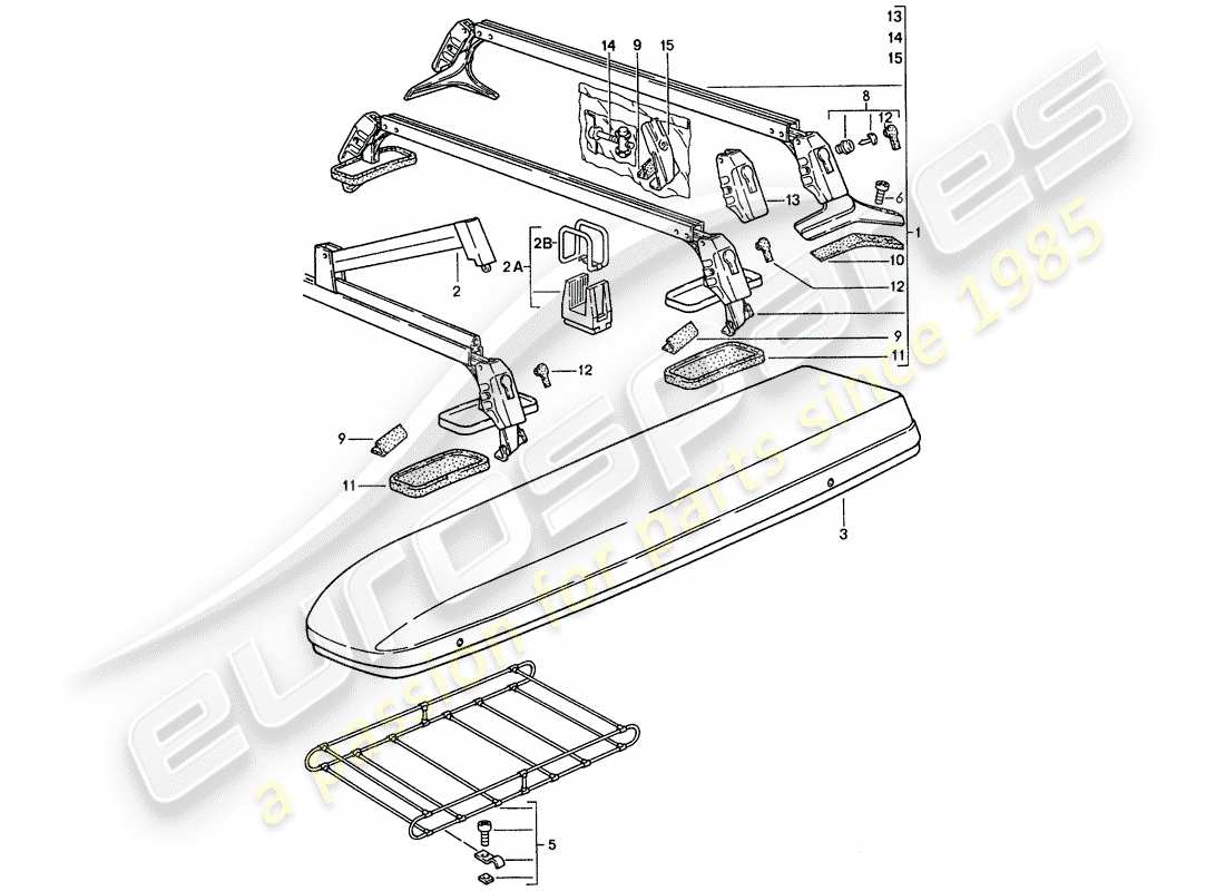 a part diagram from the porsche 944 parts catalogue