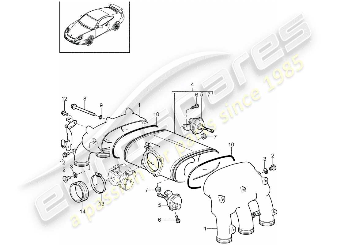 part diagram containing part number 99914600701