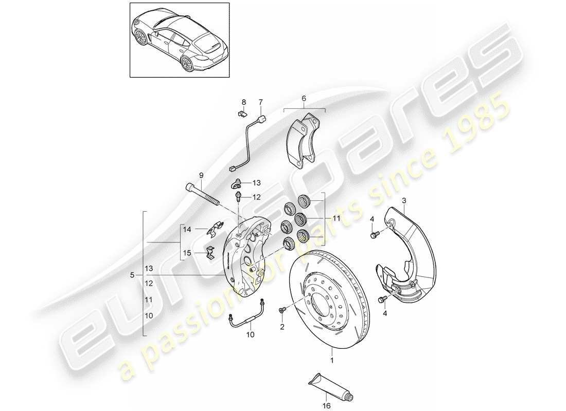 part diagram containing part number 7pp615149ah