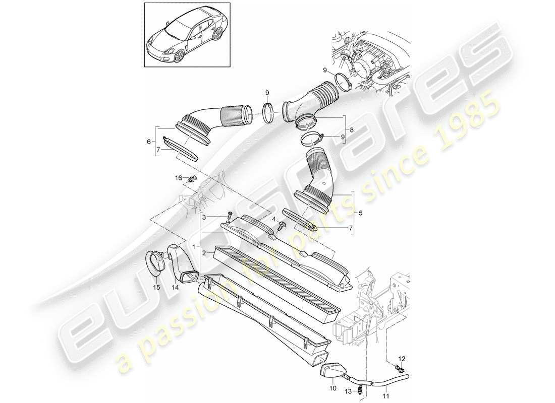 part diagram containing part number 97011011303