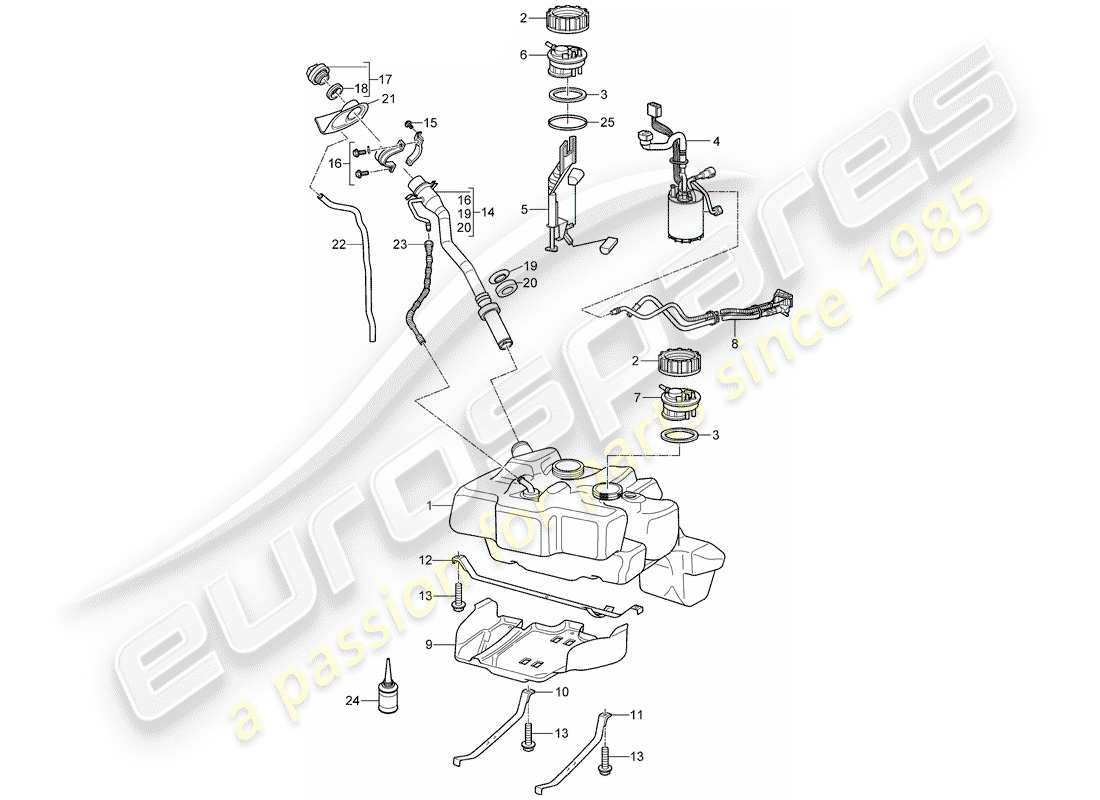 part diagram containing part number 99720133190