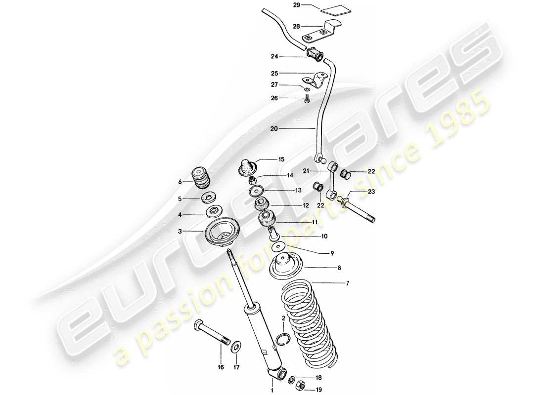 a part diagram from the porsche 914 parts catalogue