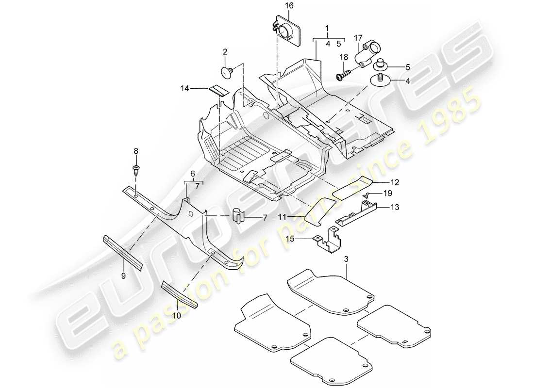 part diagram containing part number 95555103105