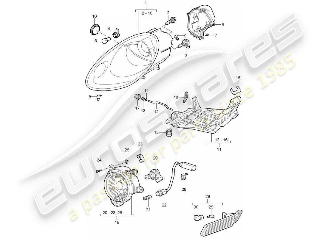 part diagram containing part number 98763103402