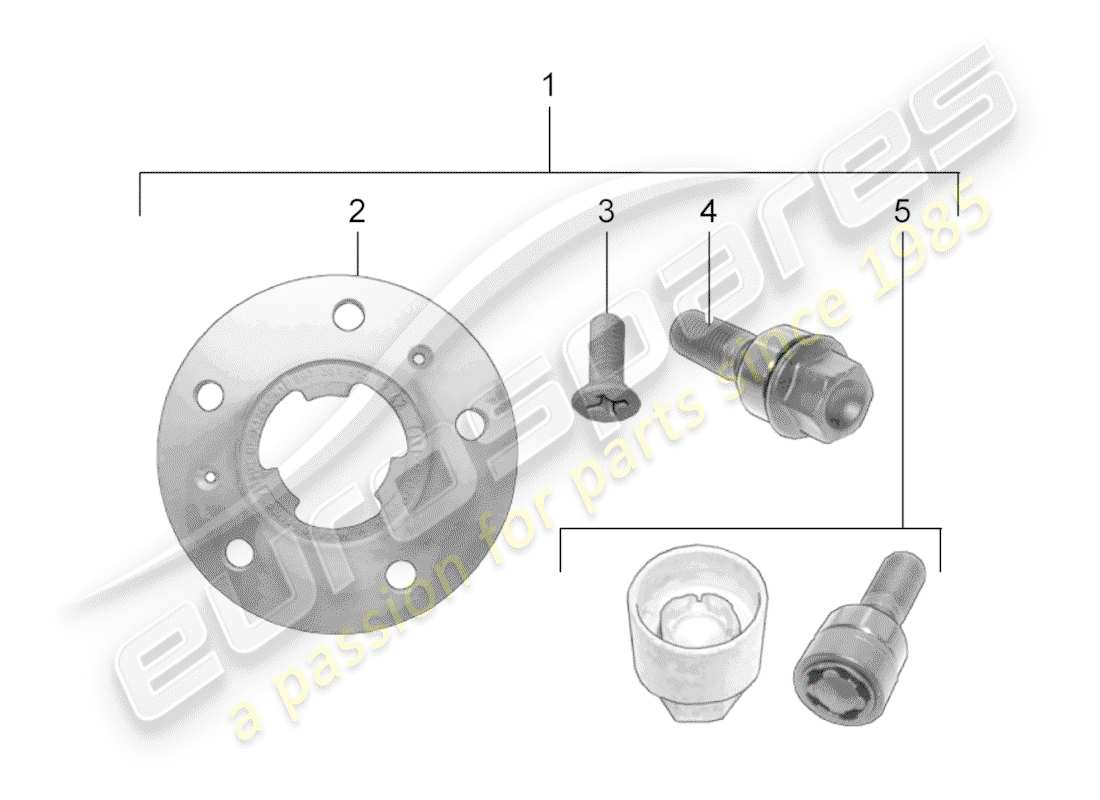 a part diagram from the porsche tequipment 98x/99x (2019) parts catalogue