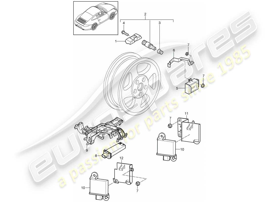 part diagram containing part number 99761819102