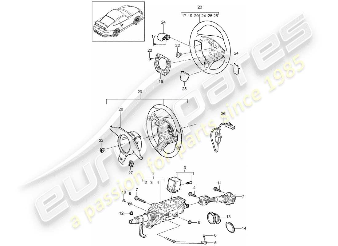 part diagram containing part number 99761267201