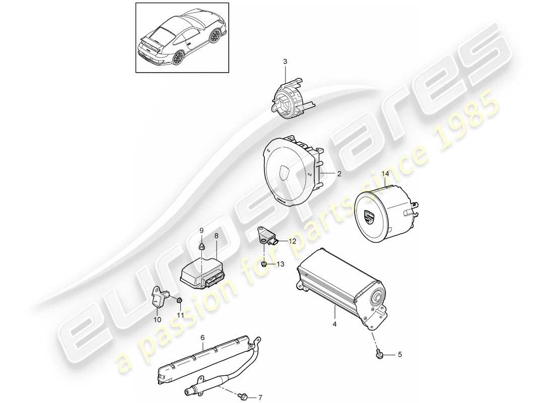 part diagram containing part number 99780308991