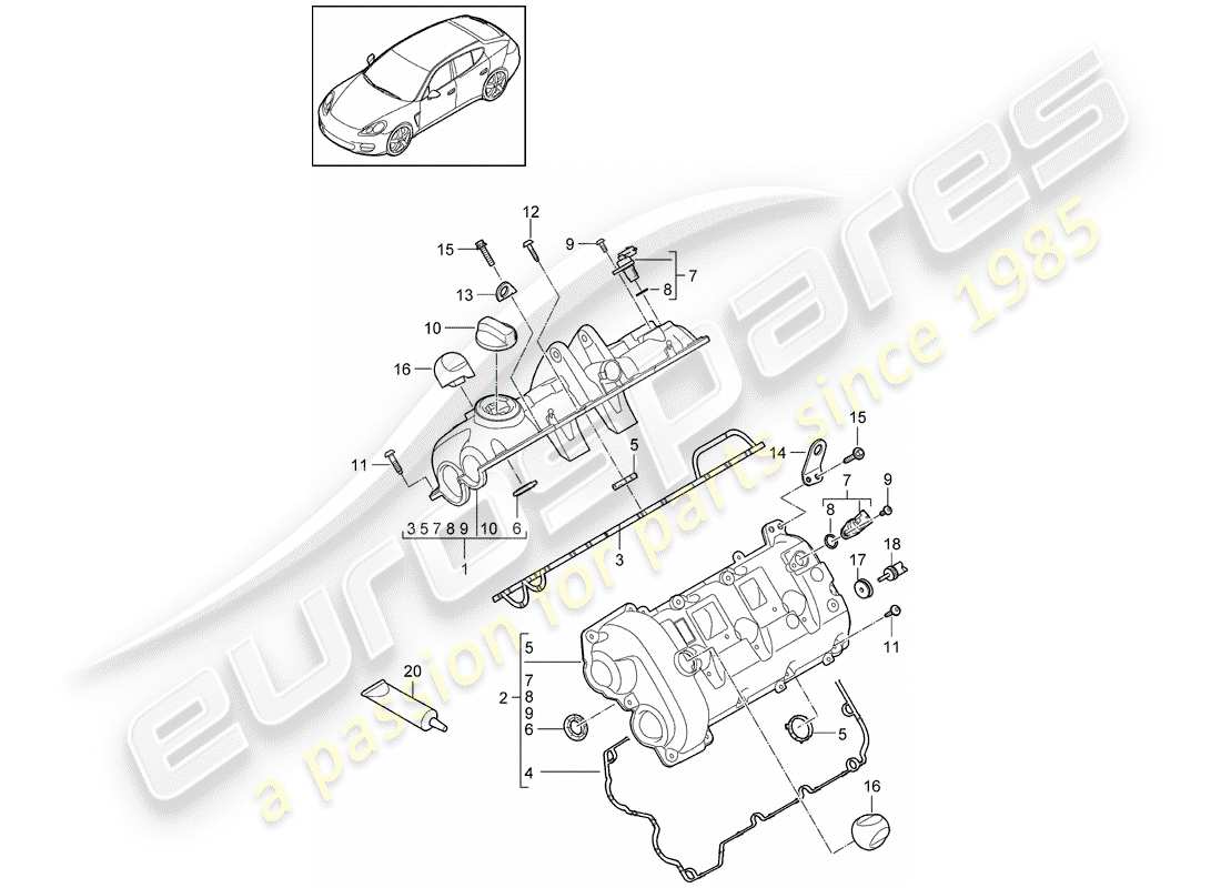 part diagram containing part number 94610593500