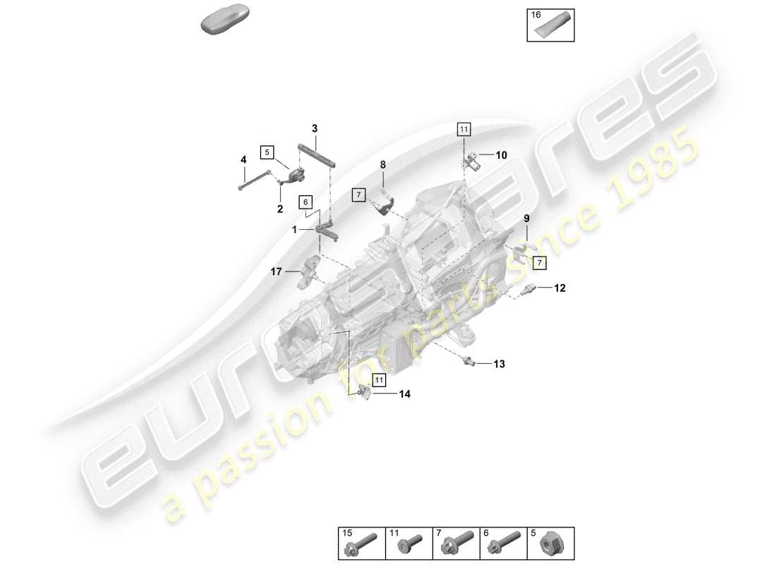 part diagram containing part number 98160680100