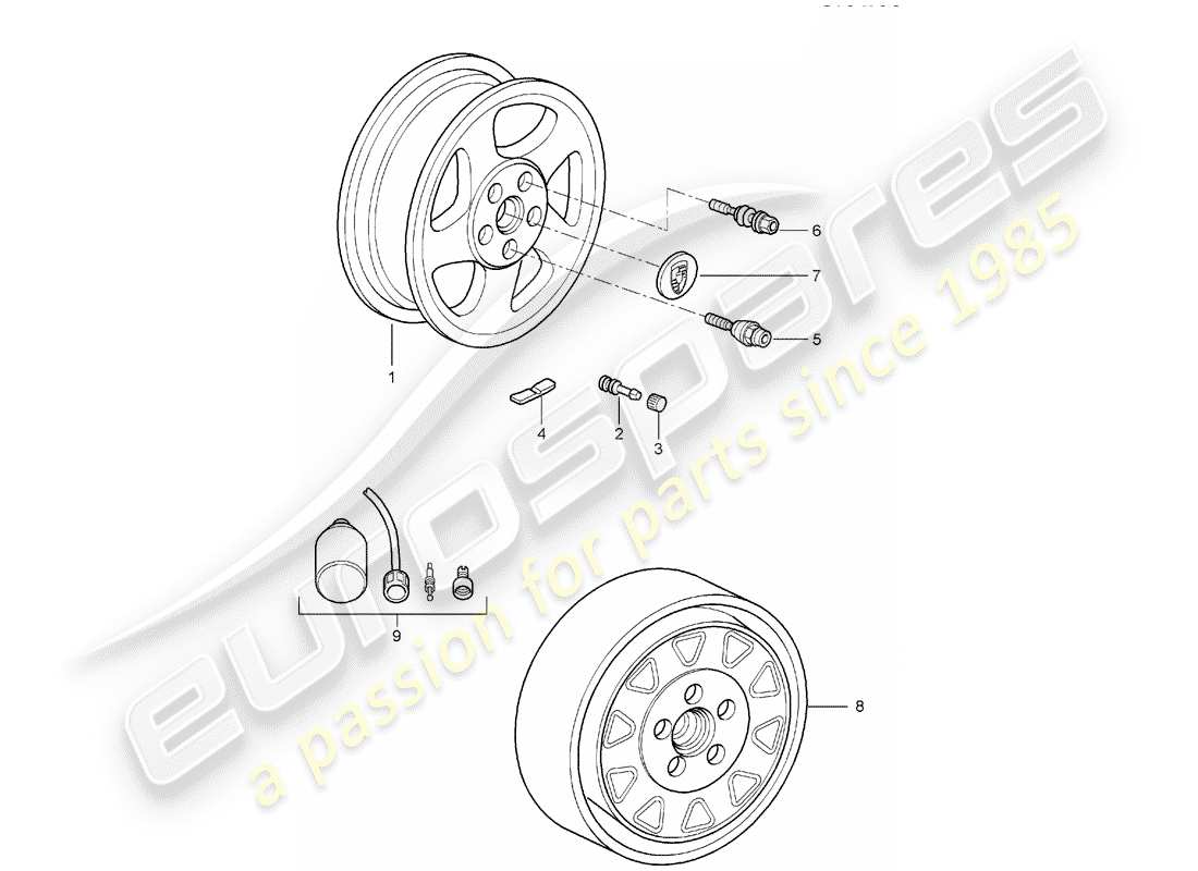 part diagram containing part number 99736215600