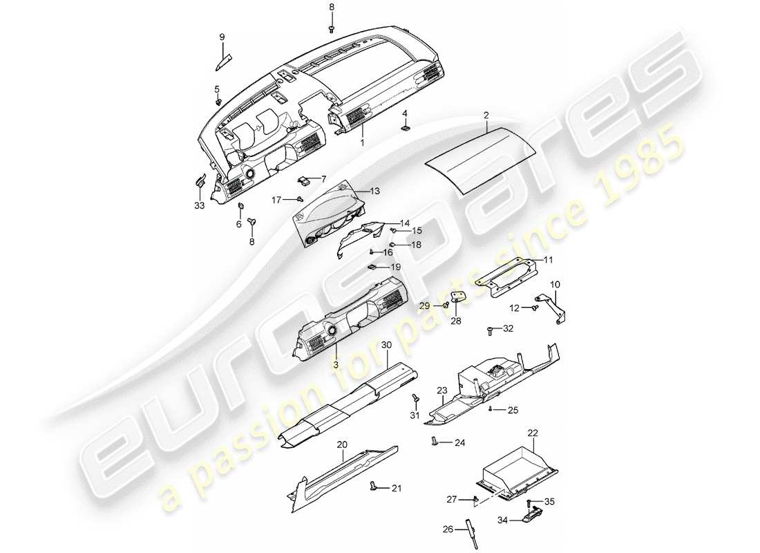 part diagram containing part number 98055260801