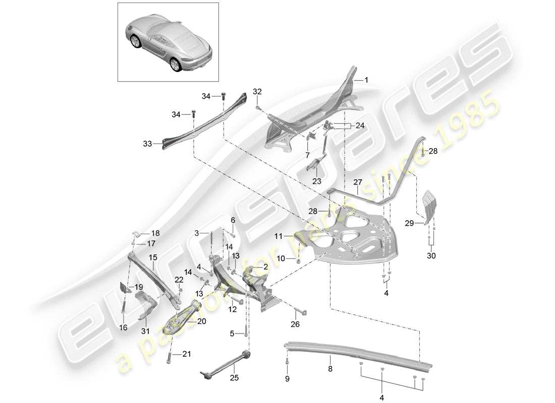 part diagram containing part number 982616214b