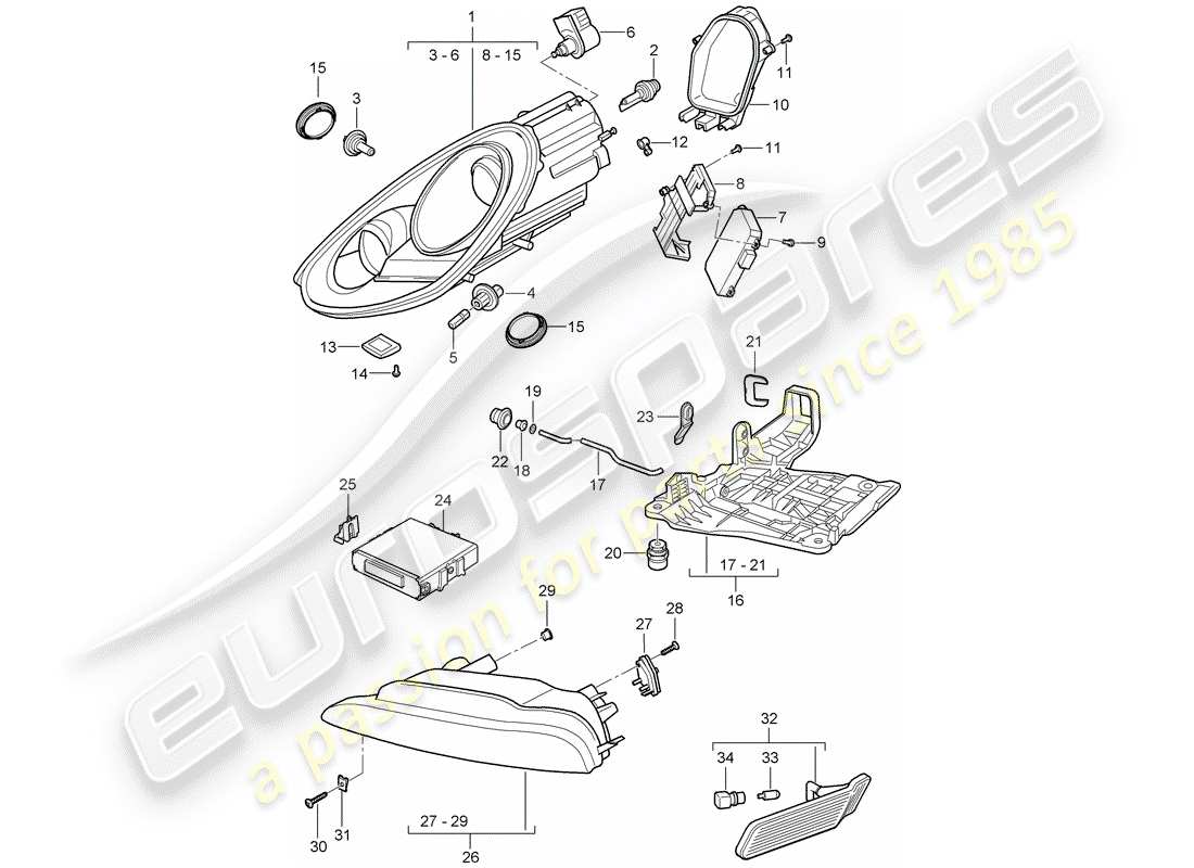 part diagram containing part number 98763110200