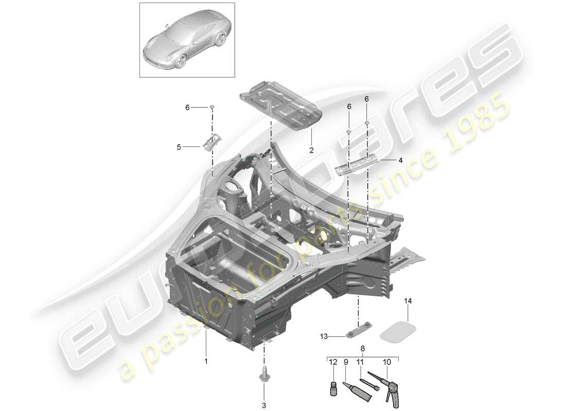 part diagram containing part number 99150199102