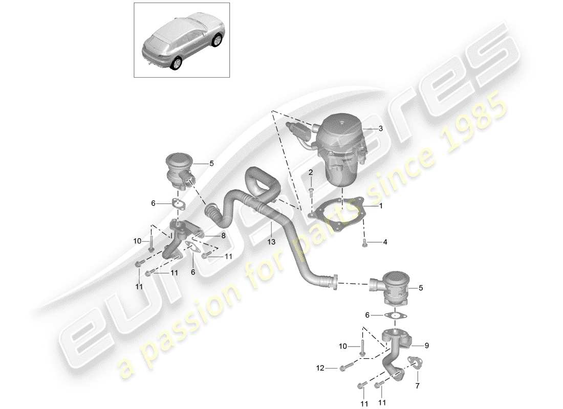 part diagram containing part number 94611313231