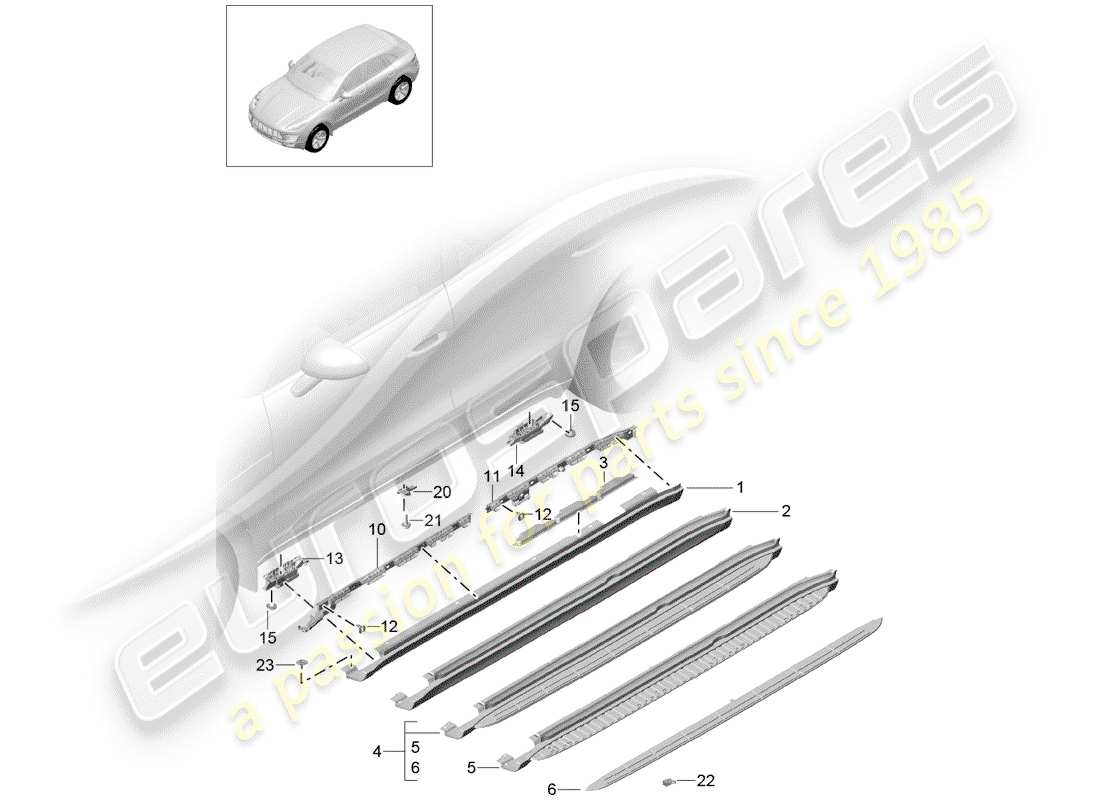 part diagram containing part number 95b825352