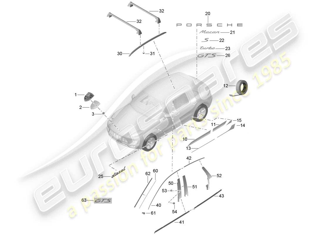 part diagram containing part number 95b837890k