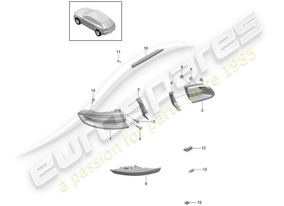 part diagram containing part number 95b945425d