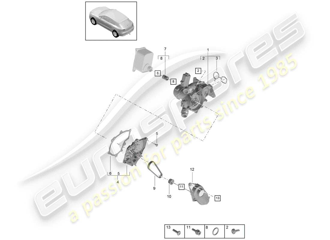 part diagram containing part number 95810373100