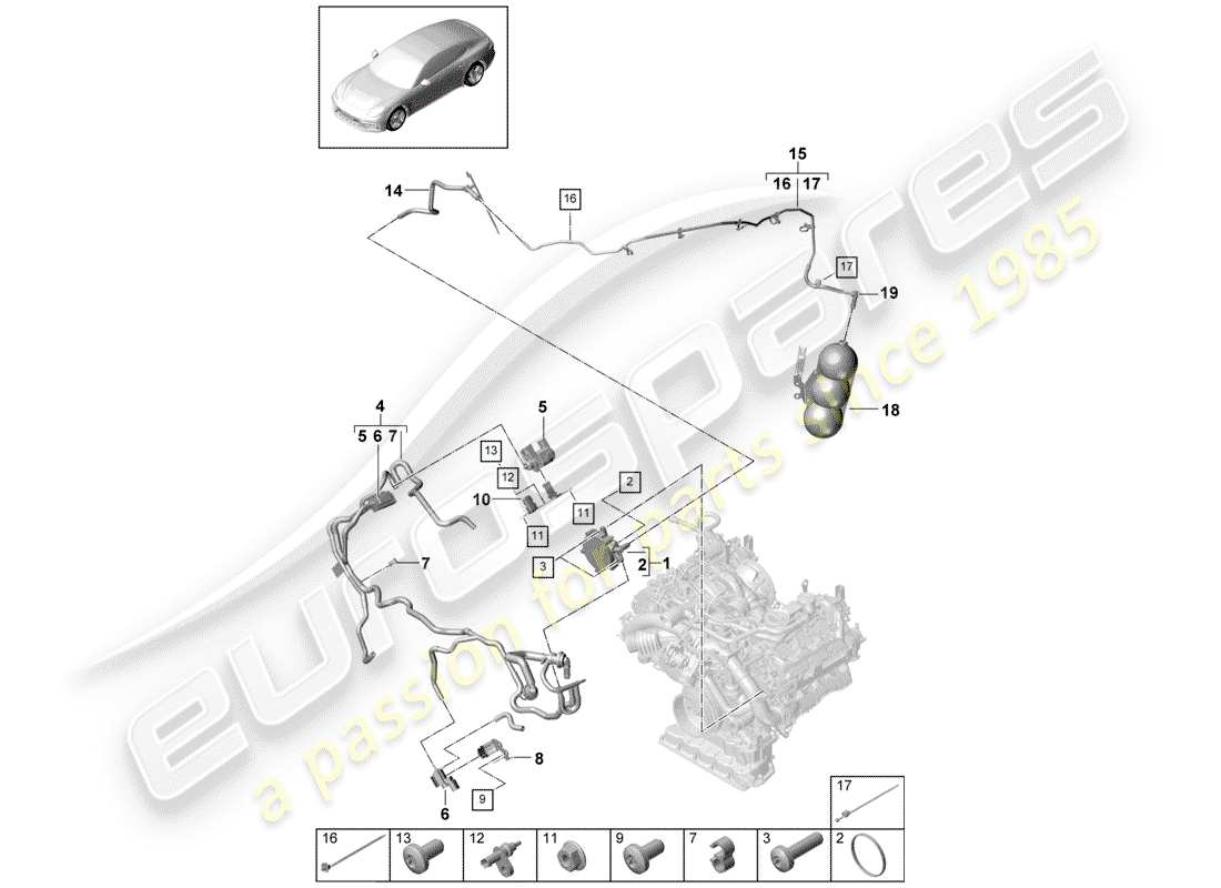 part diagram containing part number 9a713108705