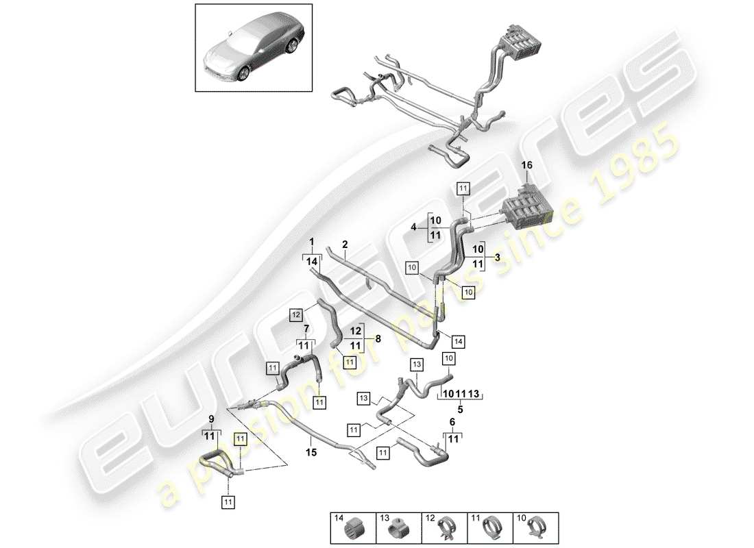 part diagram containing part number 99950779340