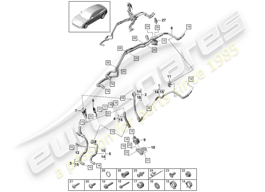 part diagram containing part number 4d0614173b