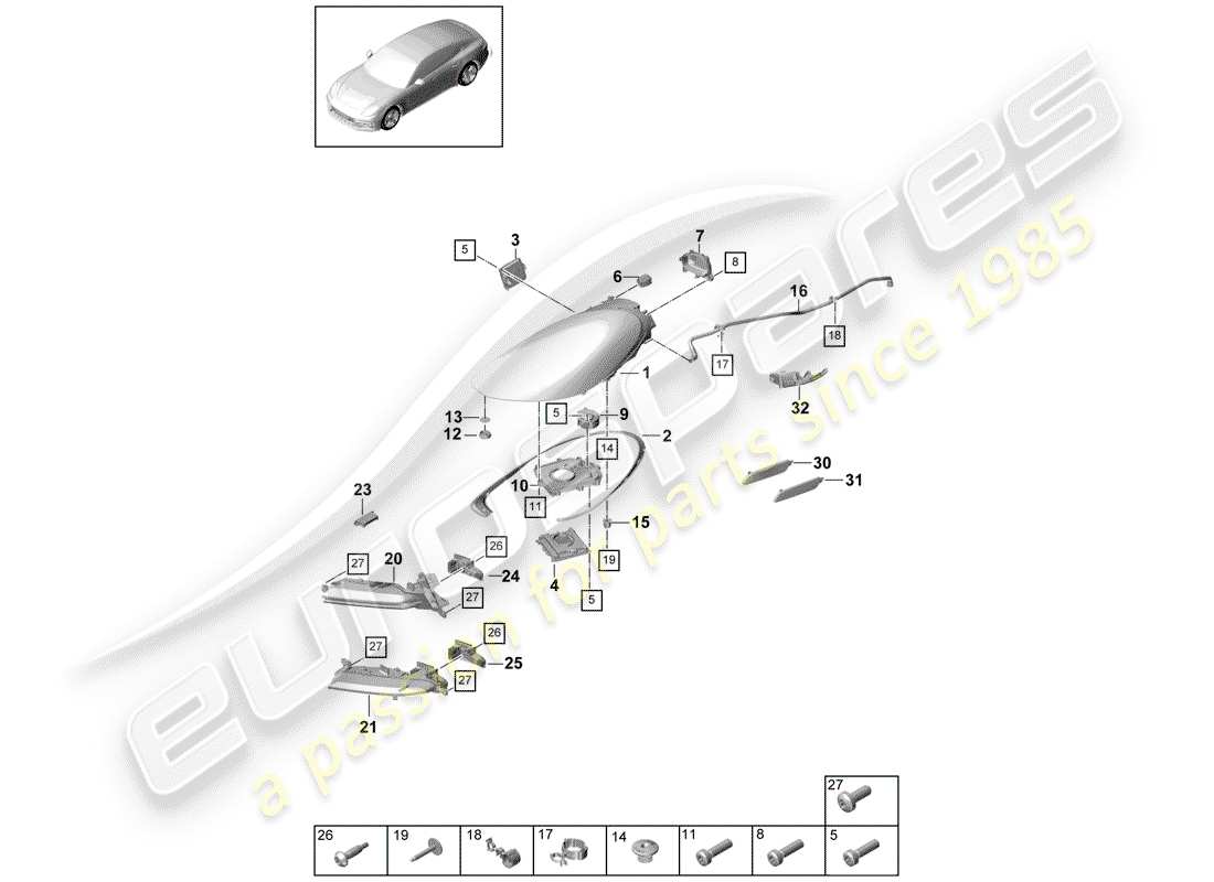 part diagram containing part number 971953041d