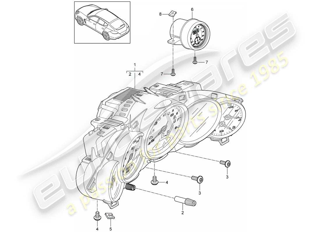 part diagram containing part number 97064115455