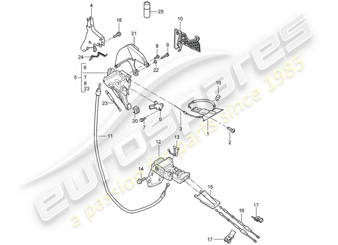 part diagram containing part number 95542352400