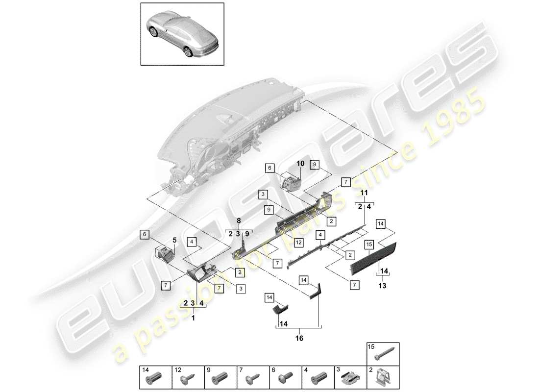 part diagram containing part number 971854377c