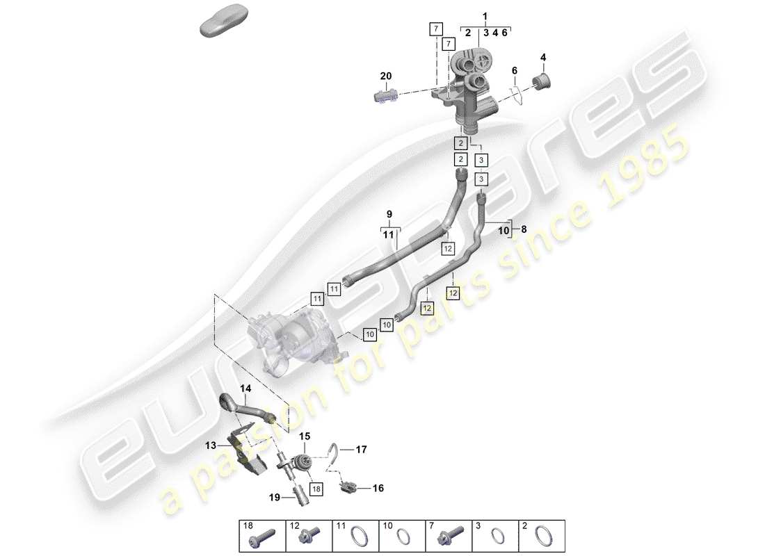 part diagram containing part number 99907341501