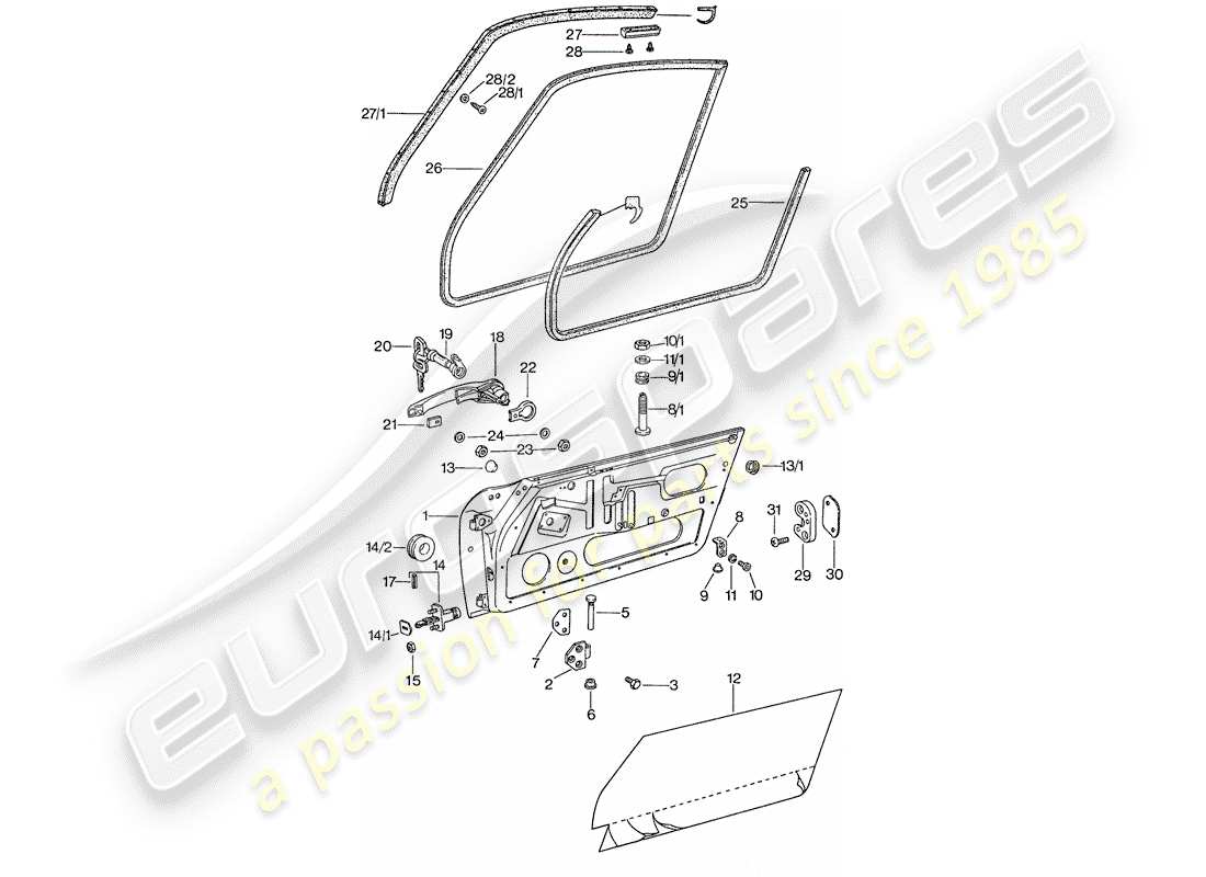 part diagram containing part number 91153109500