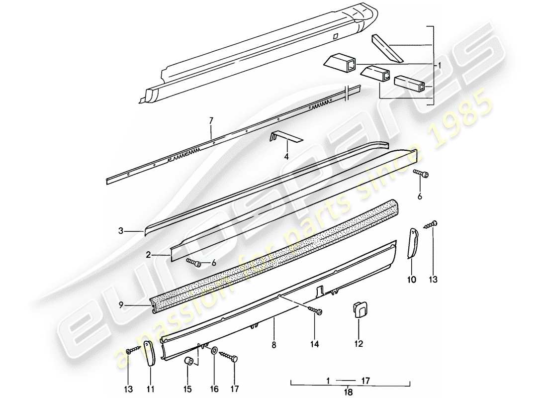 part diagram containing part number 90018703202