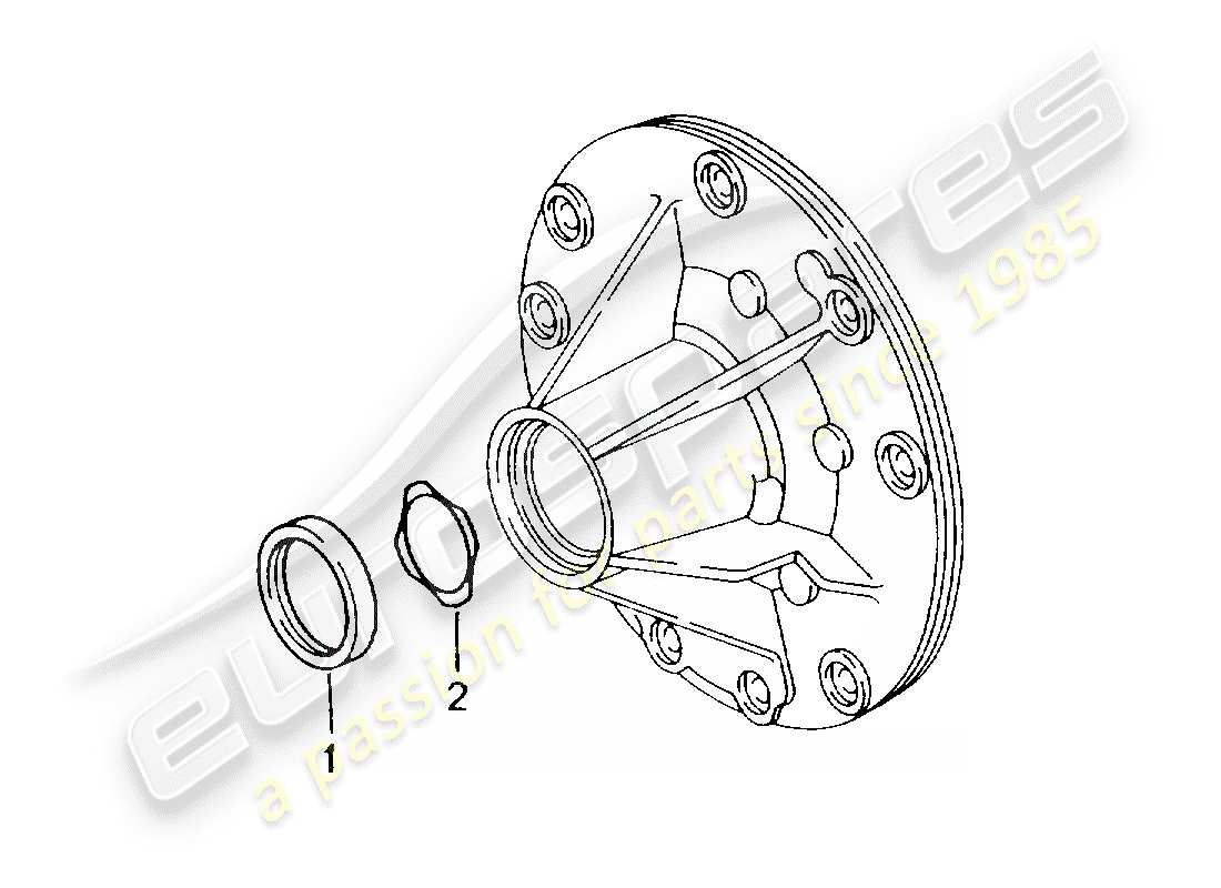 a part diagram from the porsche 996 parts catalogue