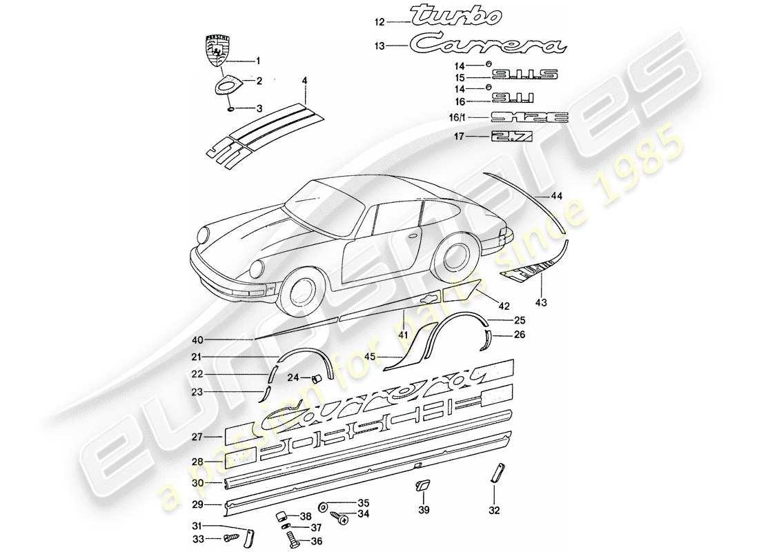 part diagram containing part number 91155917100