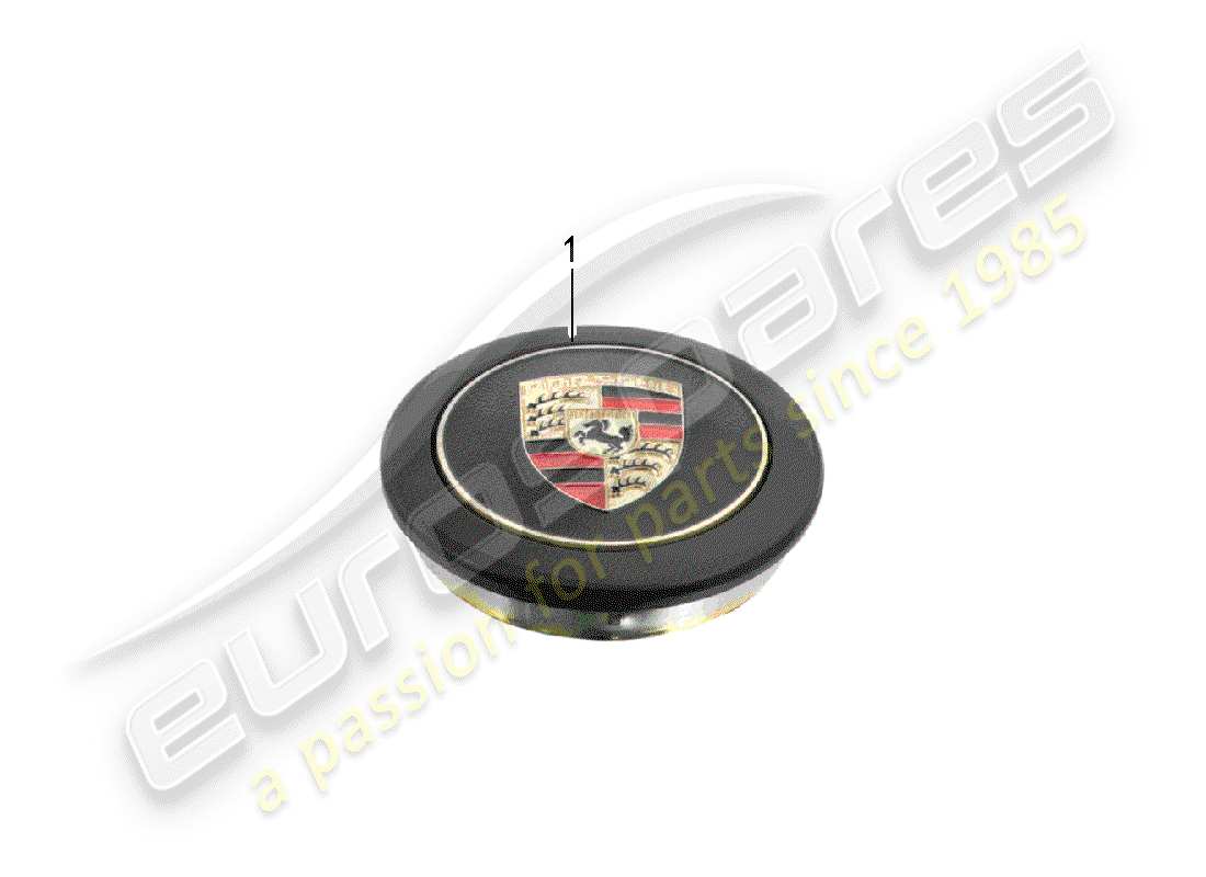 a part diagram from the porsche classic accessories (2012) parts catalogue