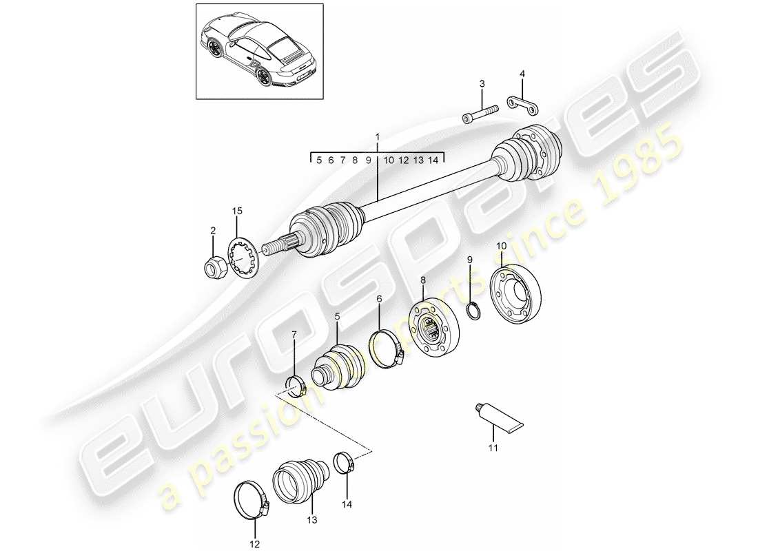 part diagram containing part number 99908464101