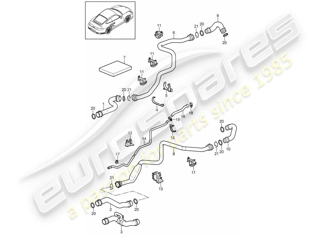 part diagram containing part number 99610680103