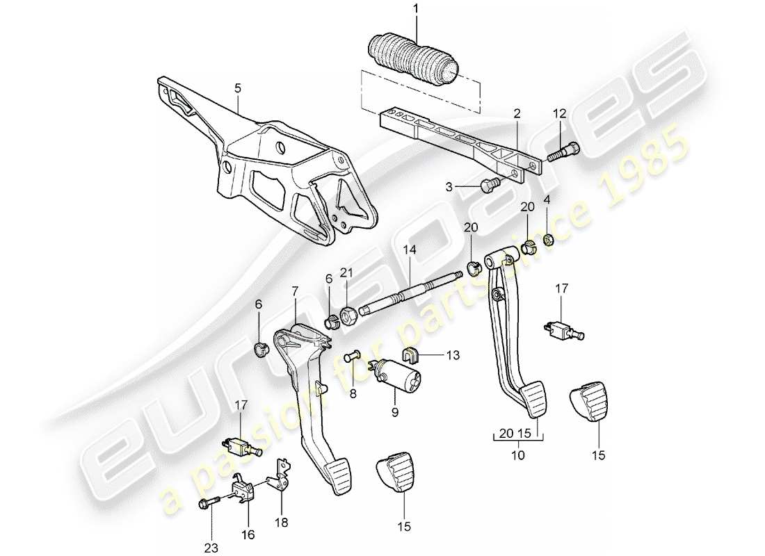 part diagram containing part number 99742309303