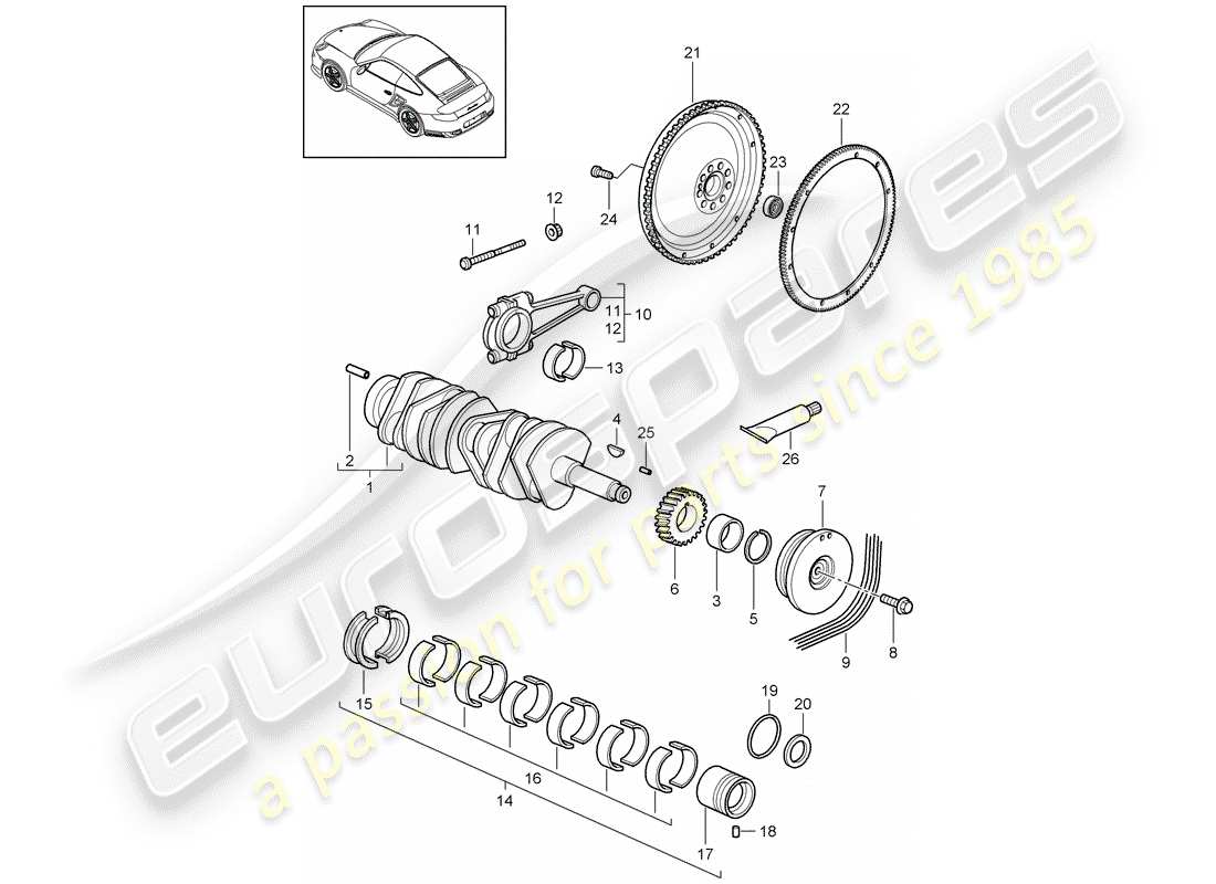 part diagram containing part number 99710390100