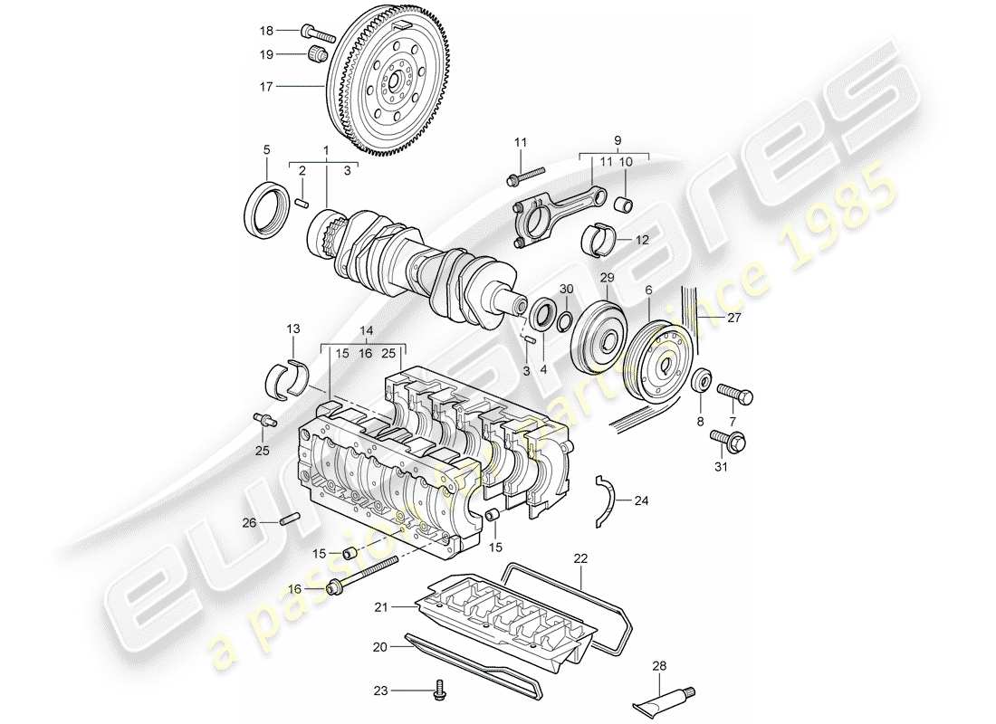 part diagram containing part number 99610120904